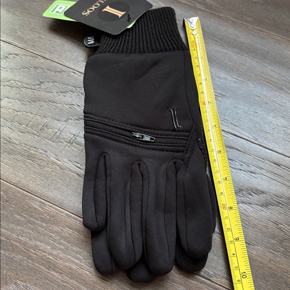 Igloos Pro Touch Sensitive tech,silicone palm,zip pocket,knit cuff,stretch glove - Picture 7 of 8